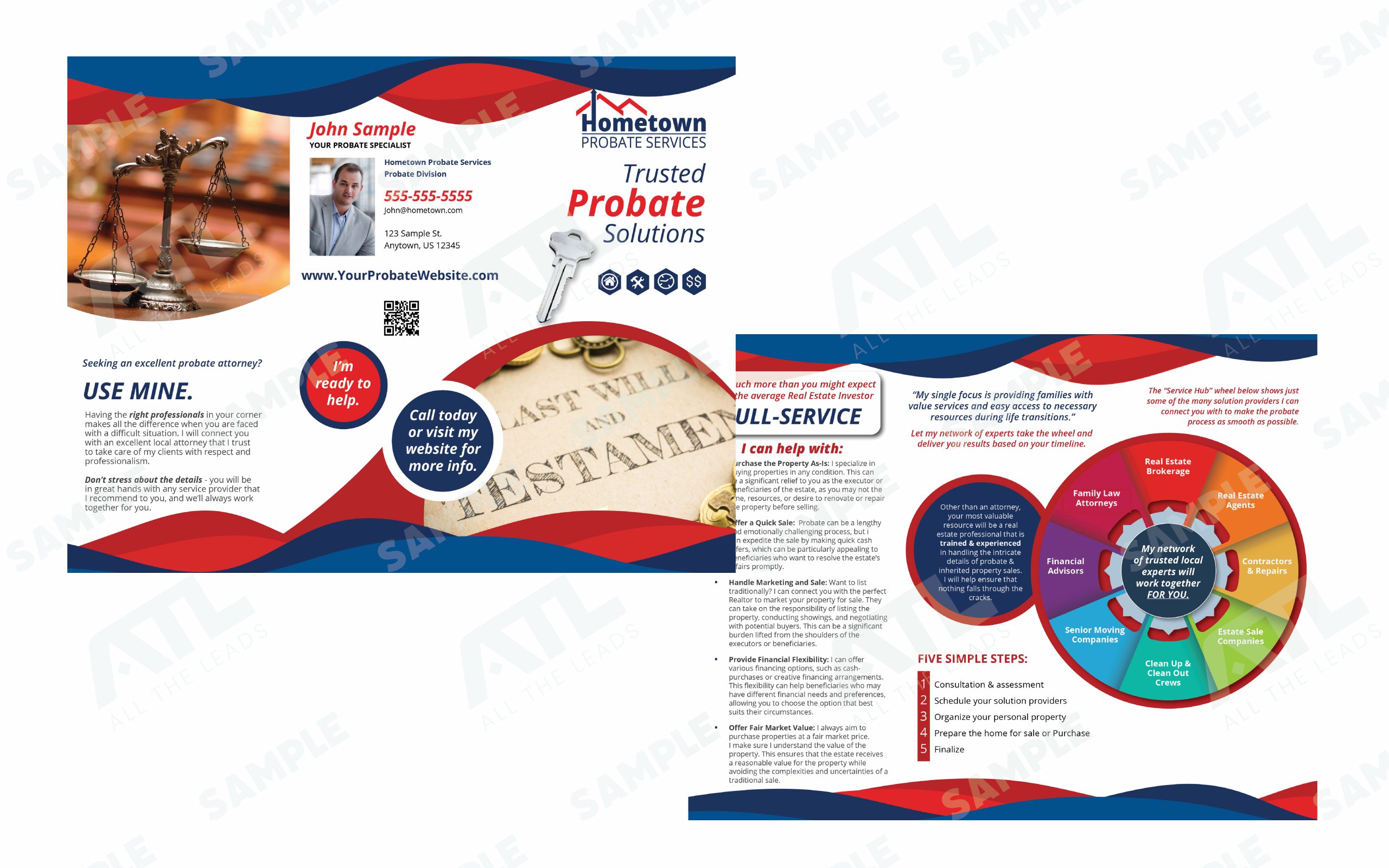 Investor Service Hub Brochure Design